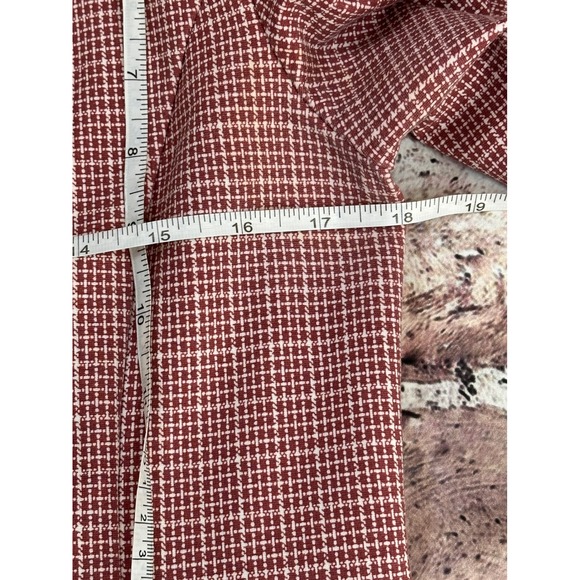 Liverpool Los Angeles Red White Gingham Blazer Womens Size M Single Button - Picture 12 of 15